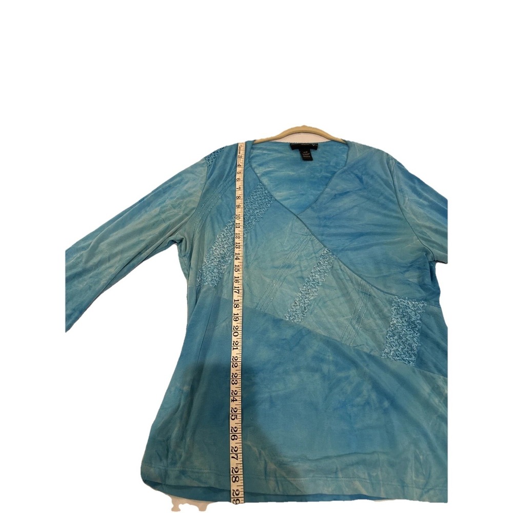 Women's Venezia‎ Shirt Aqua Torquise Size 14/16